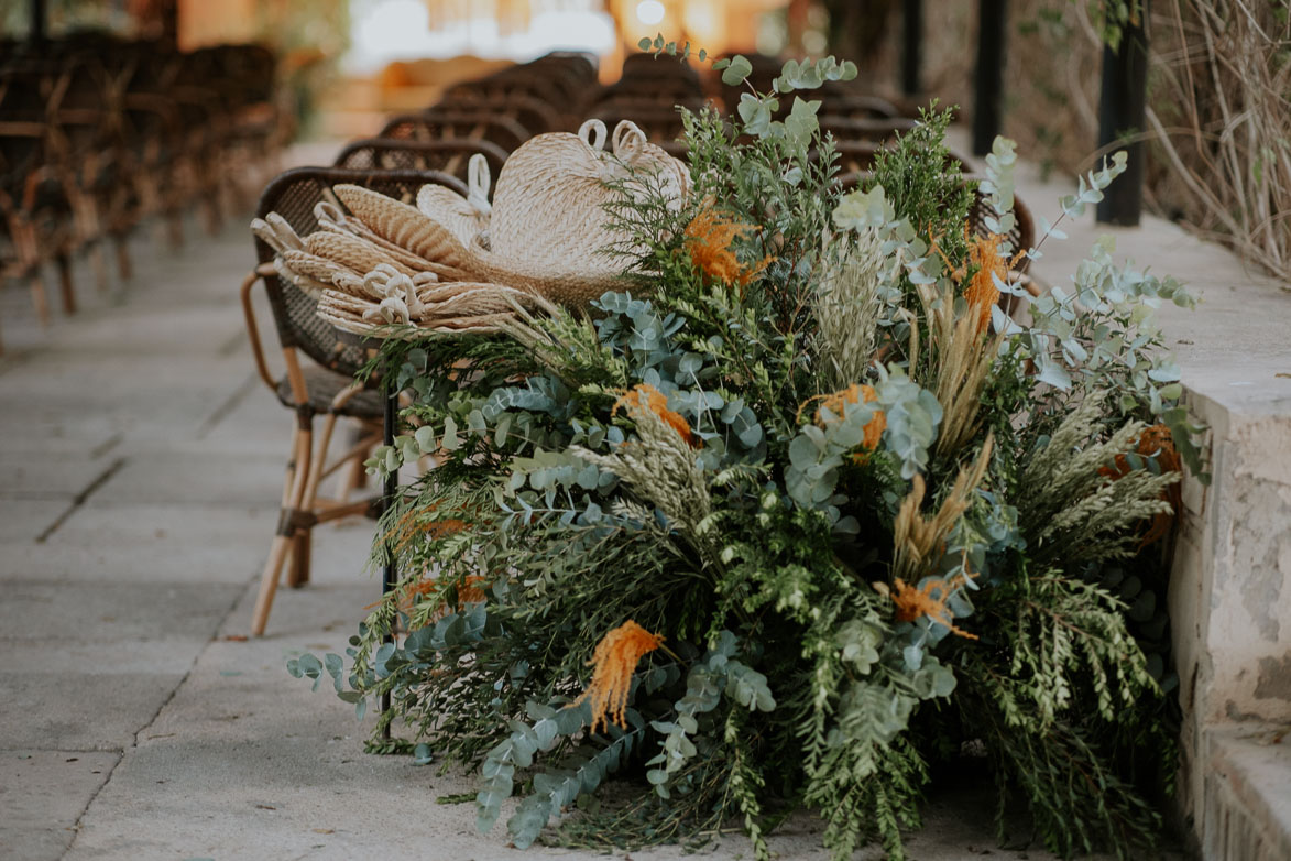 Decoracion con Macrame Boda en Jardines de Abril