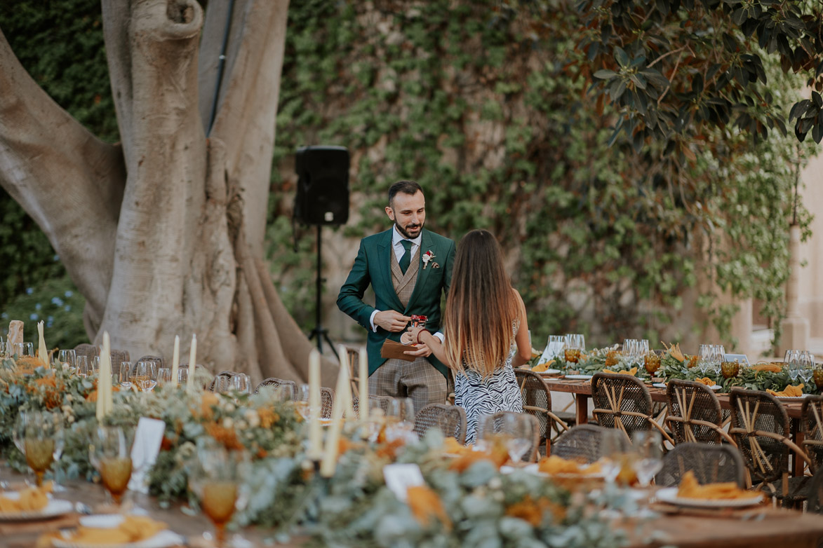 Decoracion con Macrame Boda en Jardines de Abril