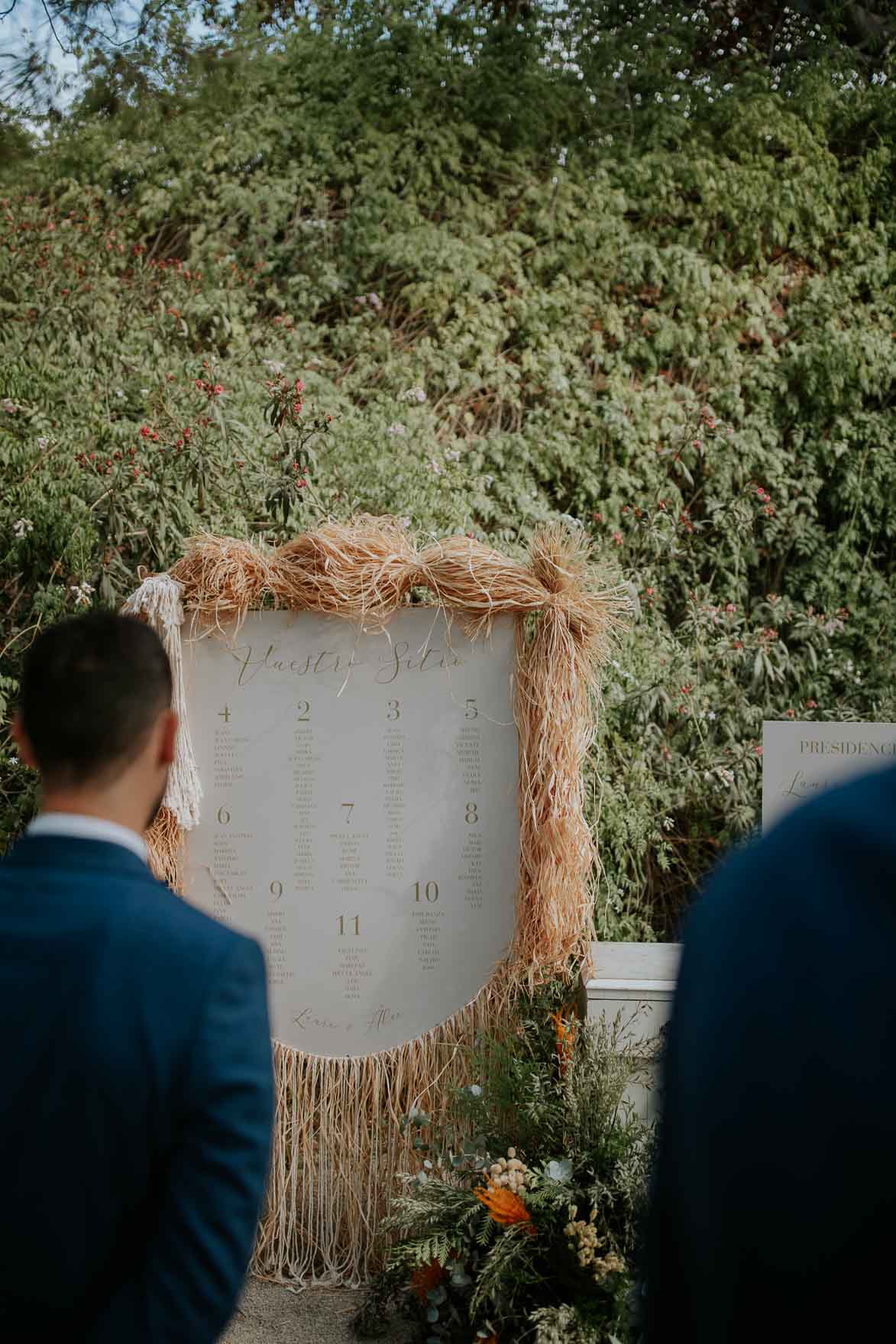 Decoracion con Macrame Boda en Jardines de Abril