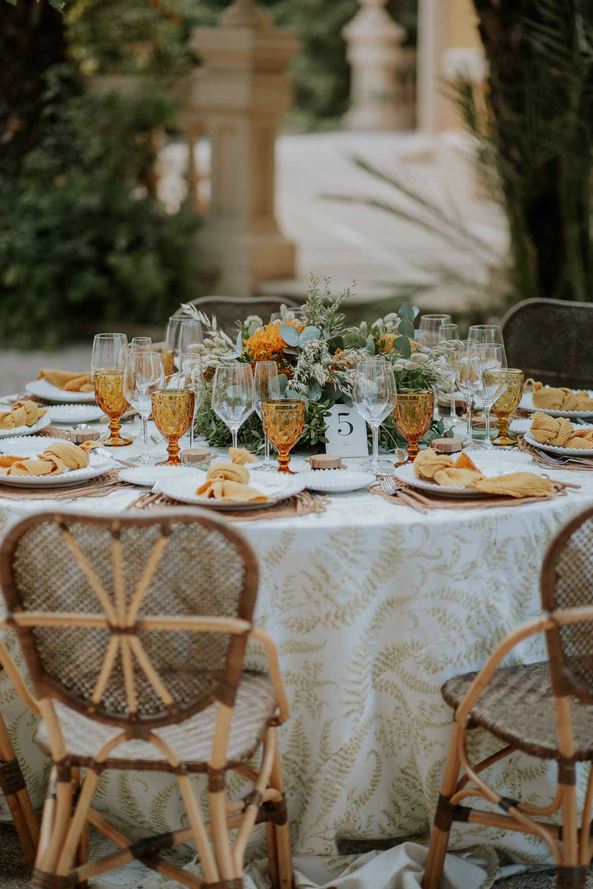 Decoracion con Macrame Boda en Jardines de Abril