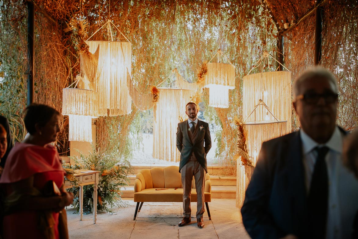 Decoracion con Macrame Boda en Jardines de Abril