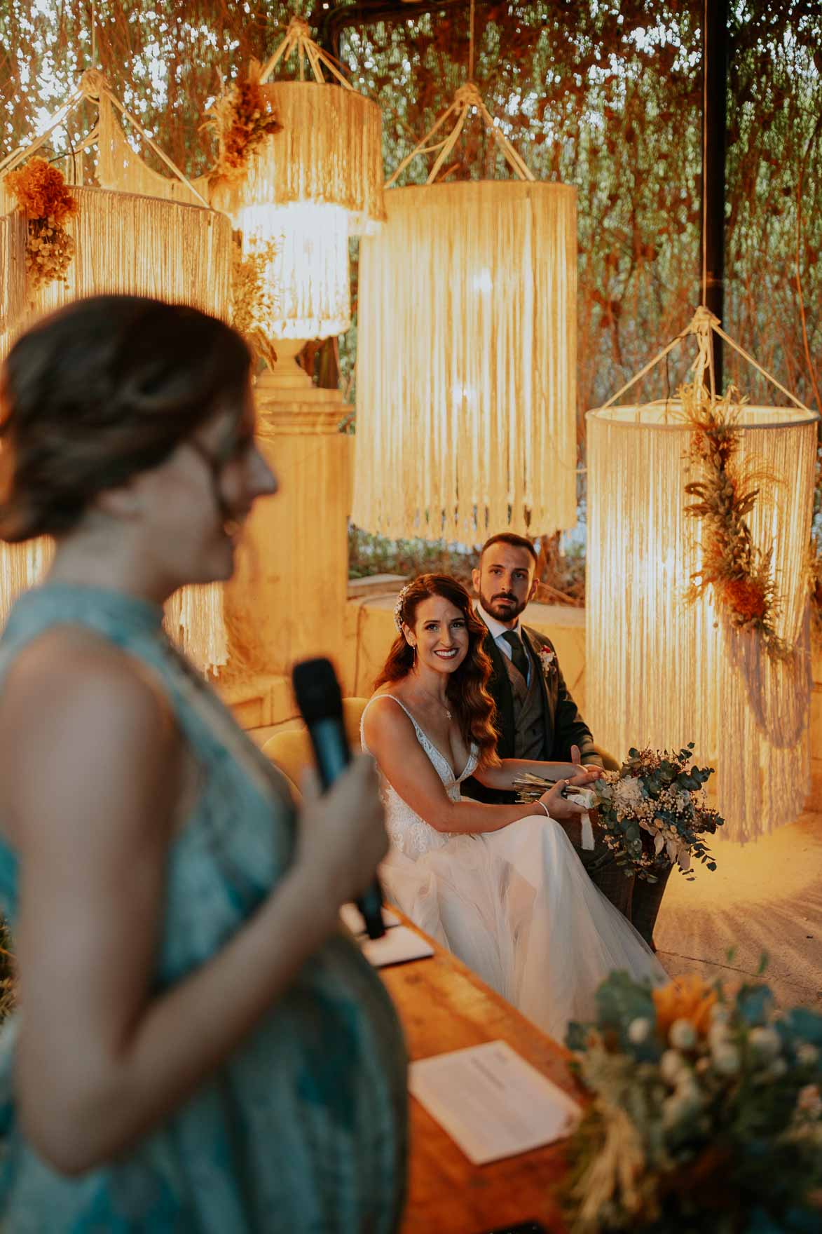 Decoracion con Macrame Boda en Jardines de Abril