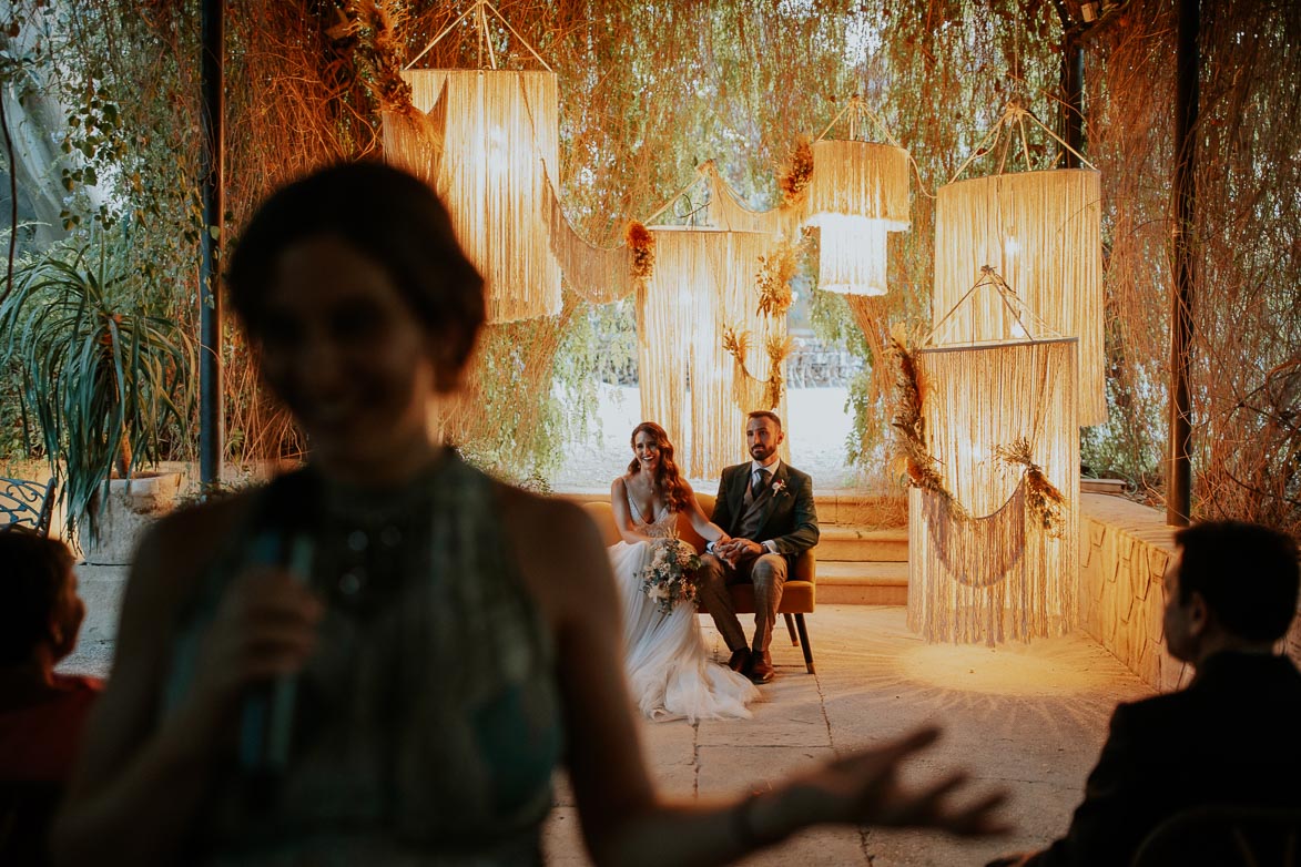 Decoracion con Macrame Boda en Jardines de Abril