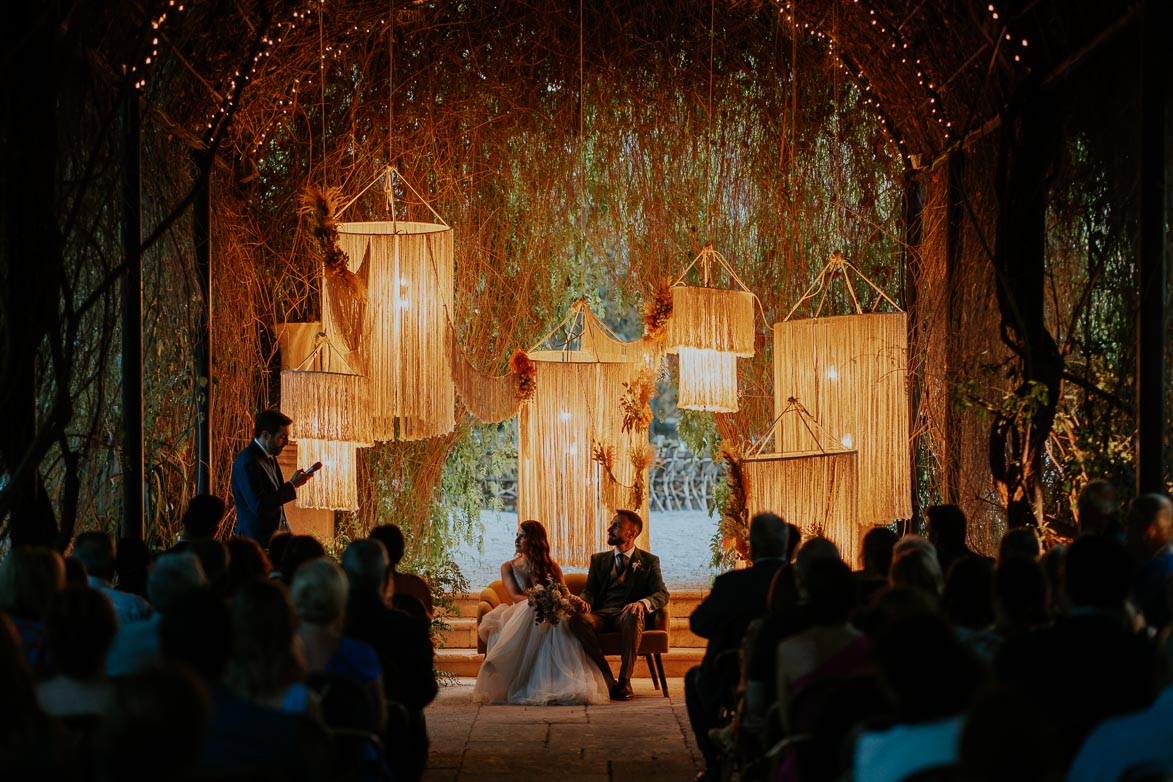 Decoracion con Macrame Boda en Jardines de Abril