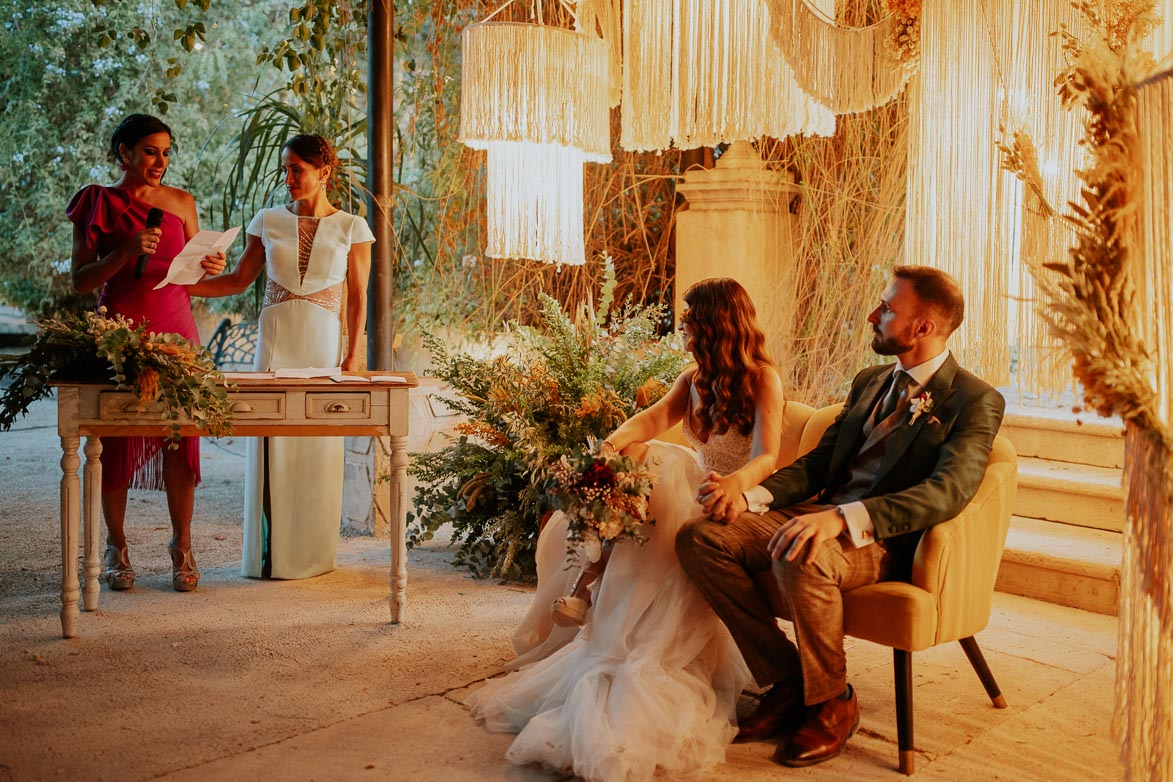 Decoracion con Macrame Boda en Jardines de Abril