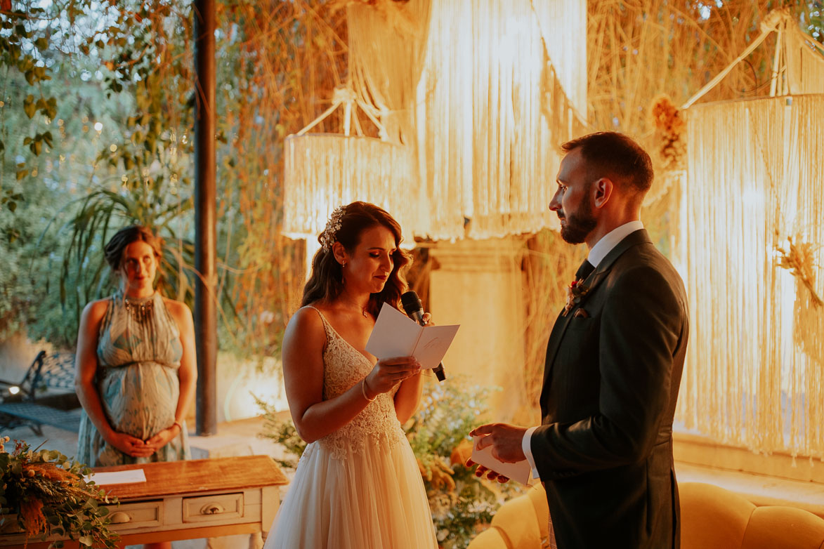 Decoracion con Macrame Boda en Jardines de Abril