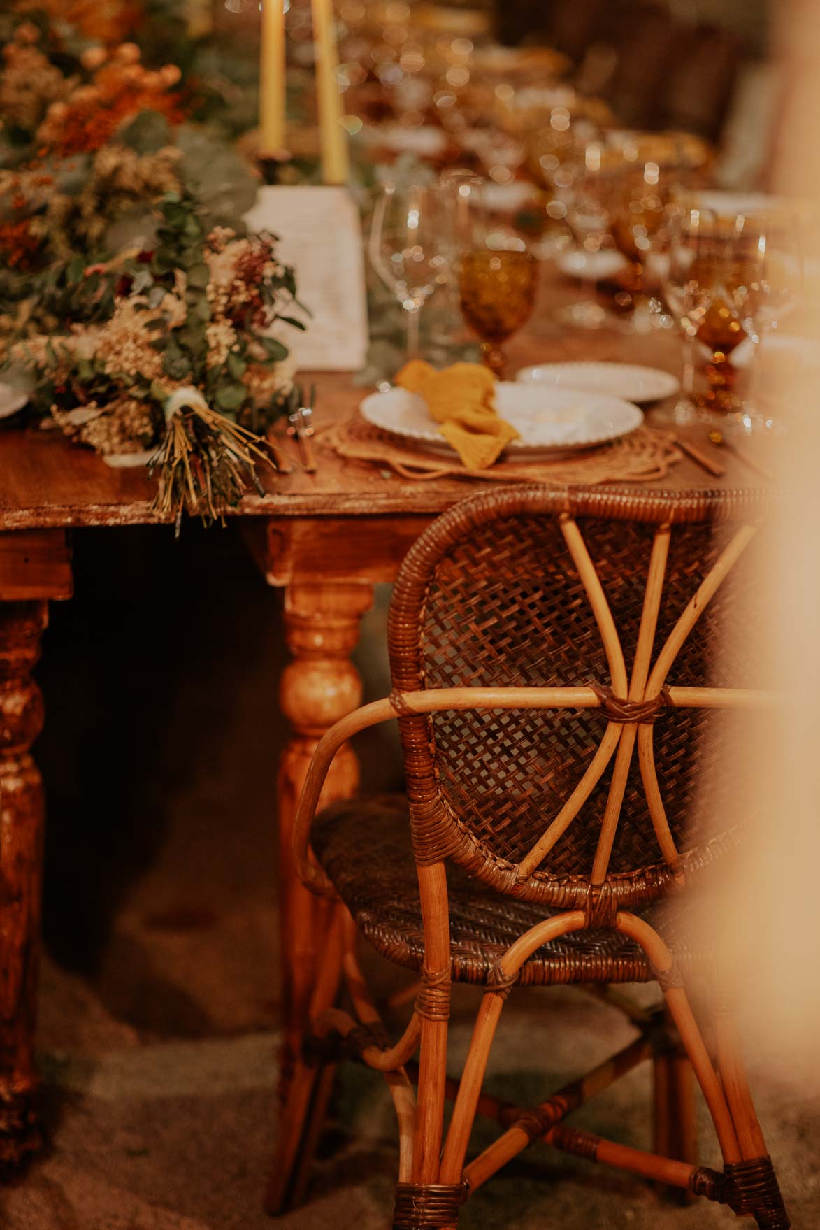 Decoracion con Macrame Boda en Jardines de Abril