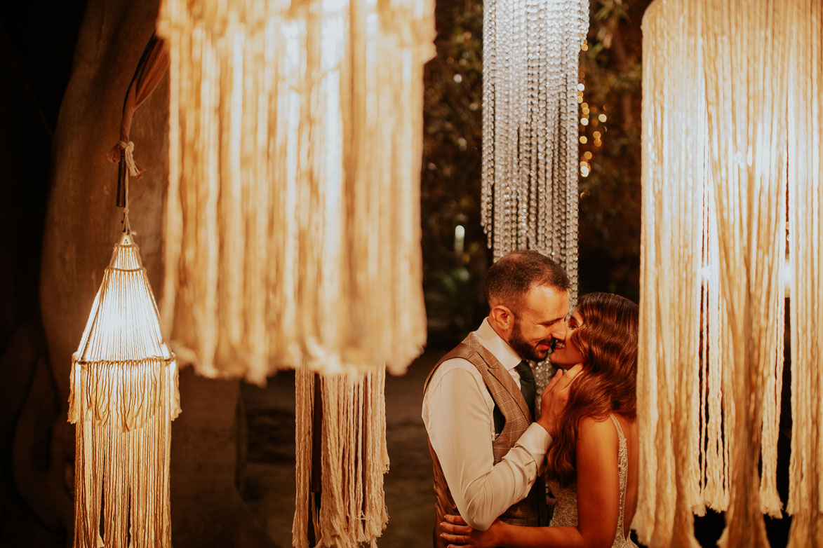 Decoracion con Macrame Boda en Jardines de Abril