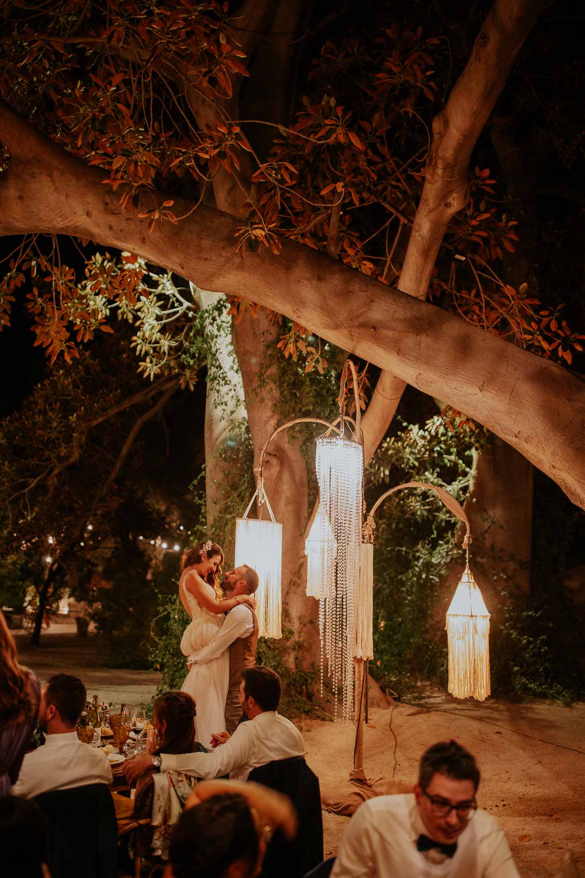 Decoracion con Macrame Boda en Jardines de Abril