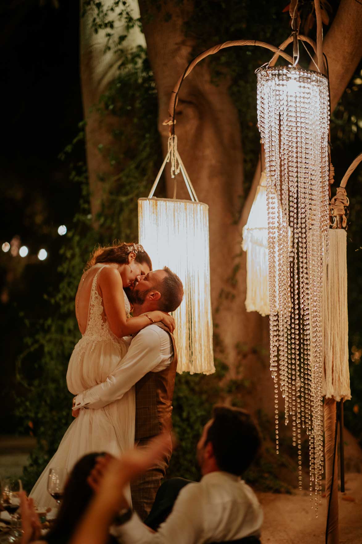 Decoracion con Macrame Boda en Jardines de Abril