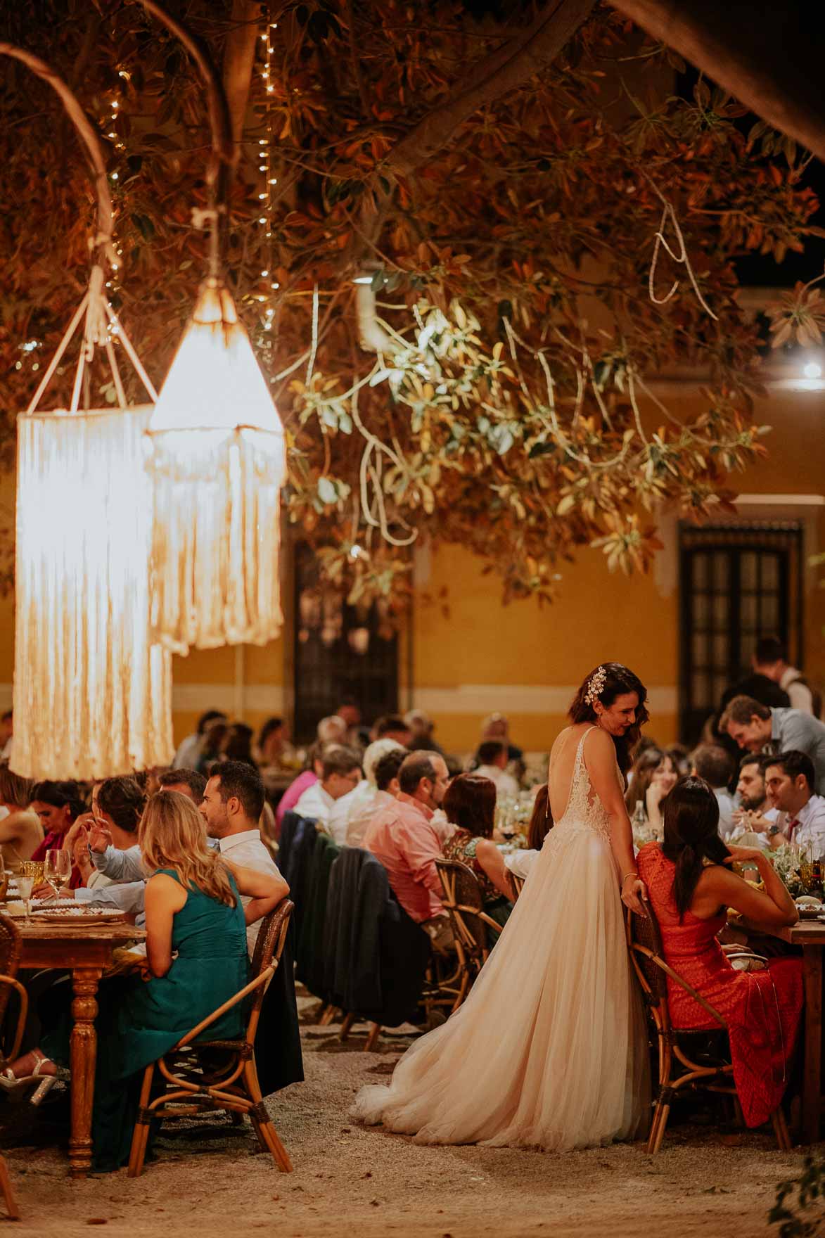 Decoracion con Macrame Boda en Jardines de Abril