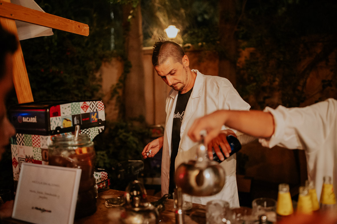 Coctelero para Boda en Jardines de Abril