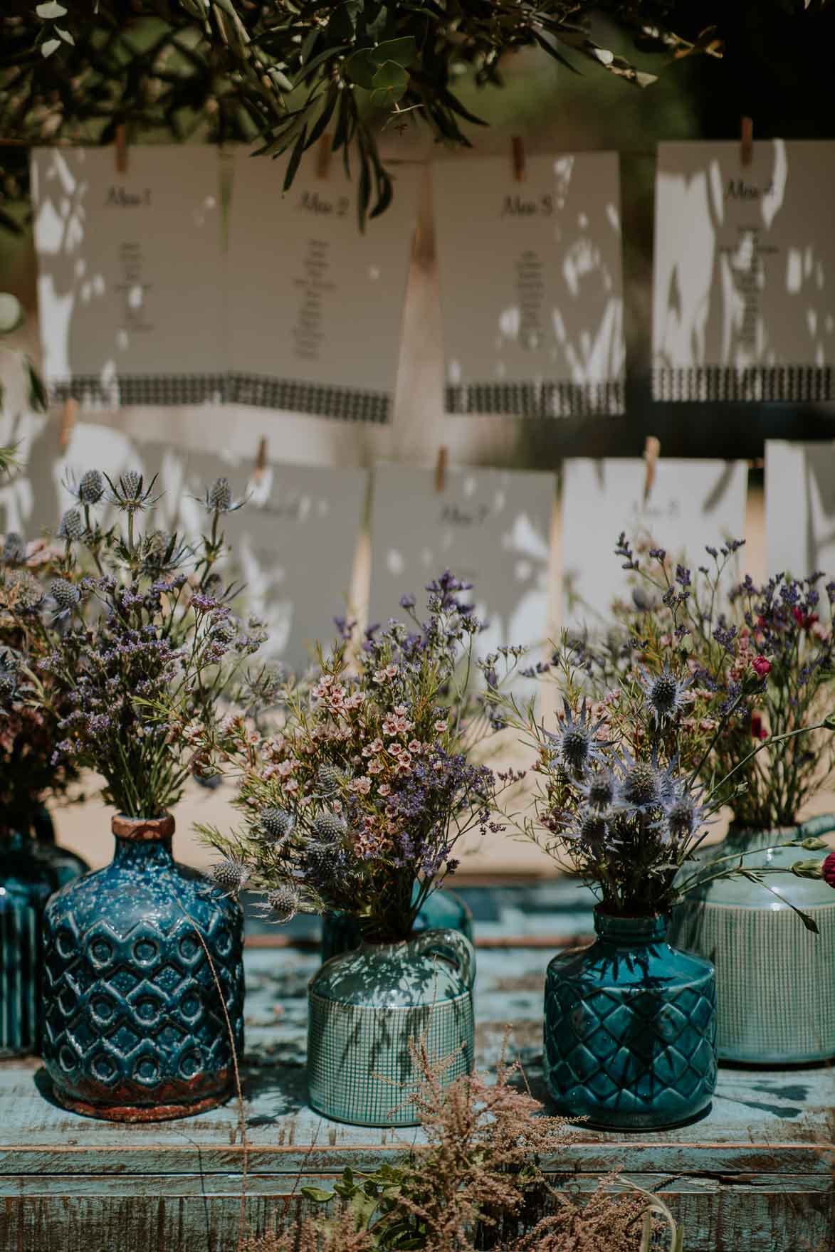 Decoración de boda Floristeria la Trastienda