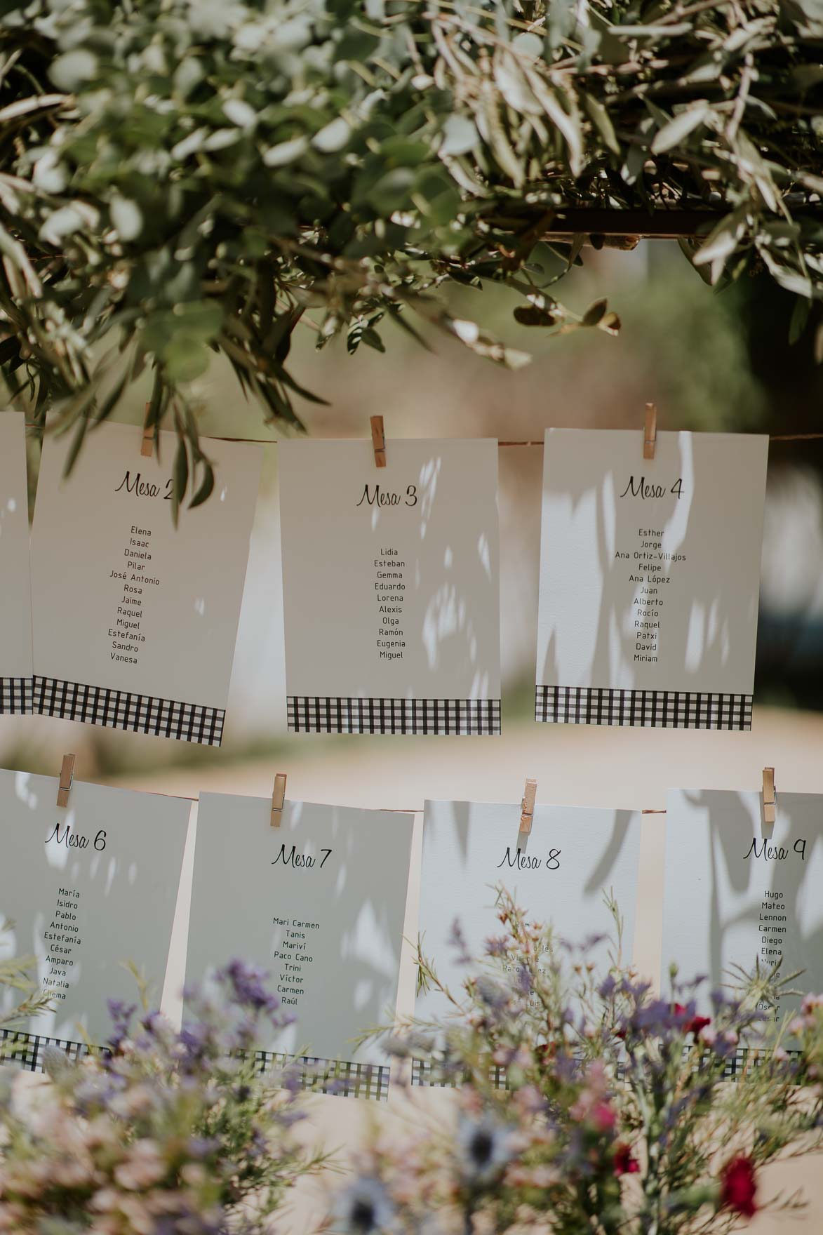 Decoración de boda Floristeria la Trastienda