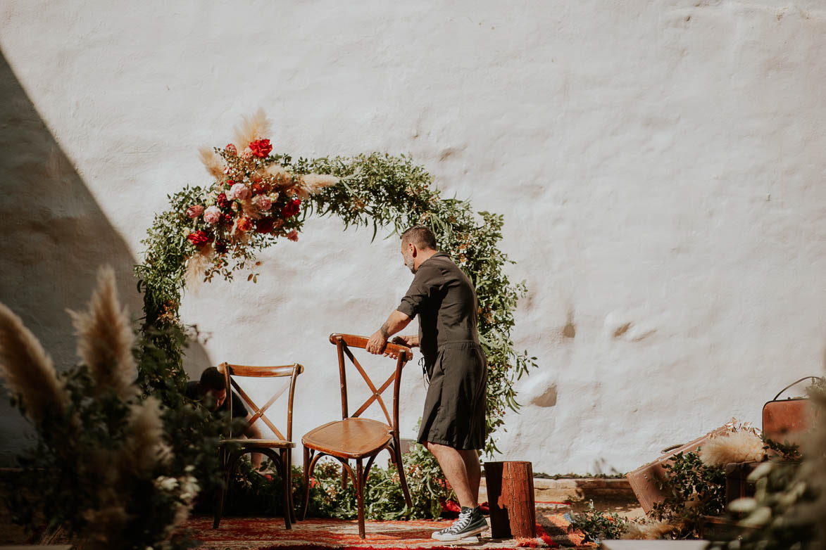 Arcos florales para bodas