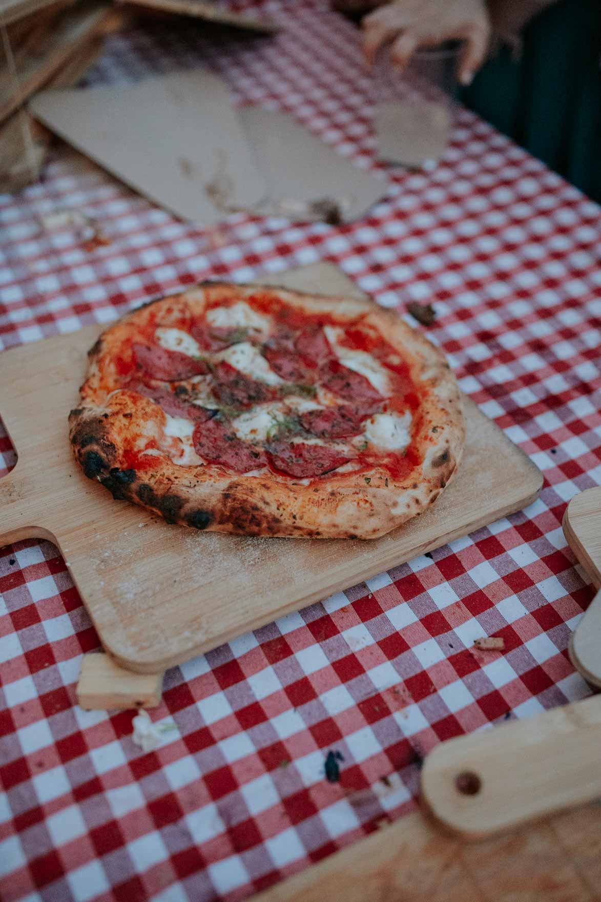 Pizzas en Bodas