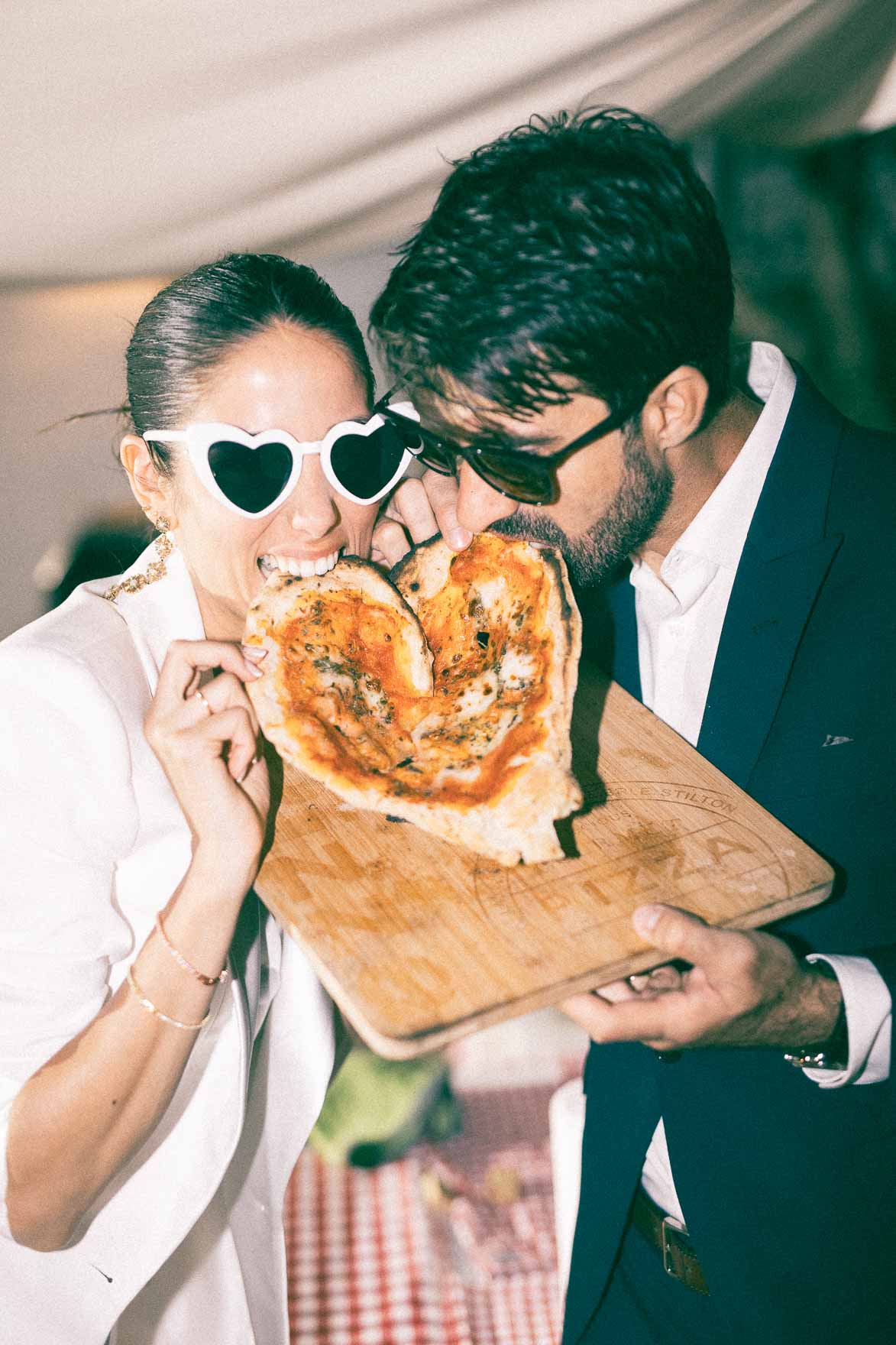 Pizzas en Bodas