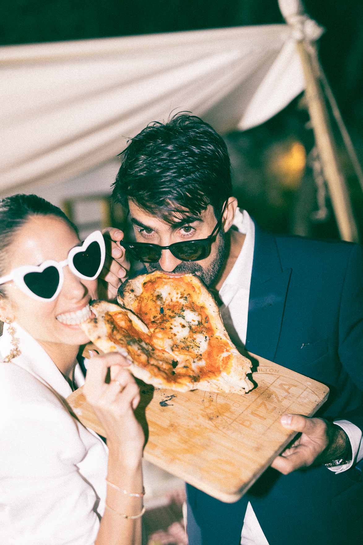 Pizzas en Bodas