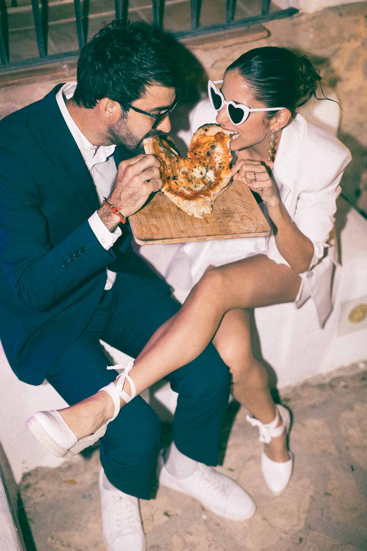 Fotos con Pizzas en Bodas