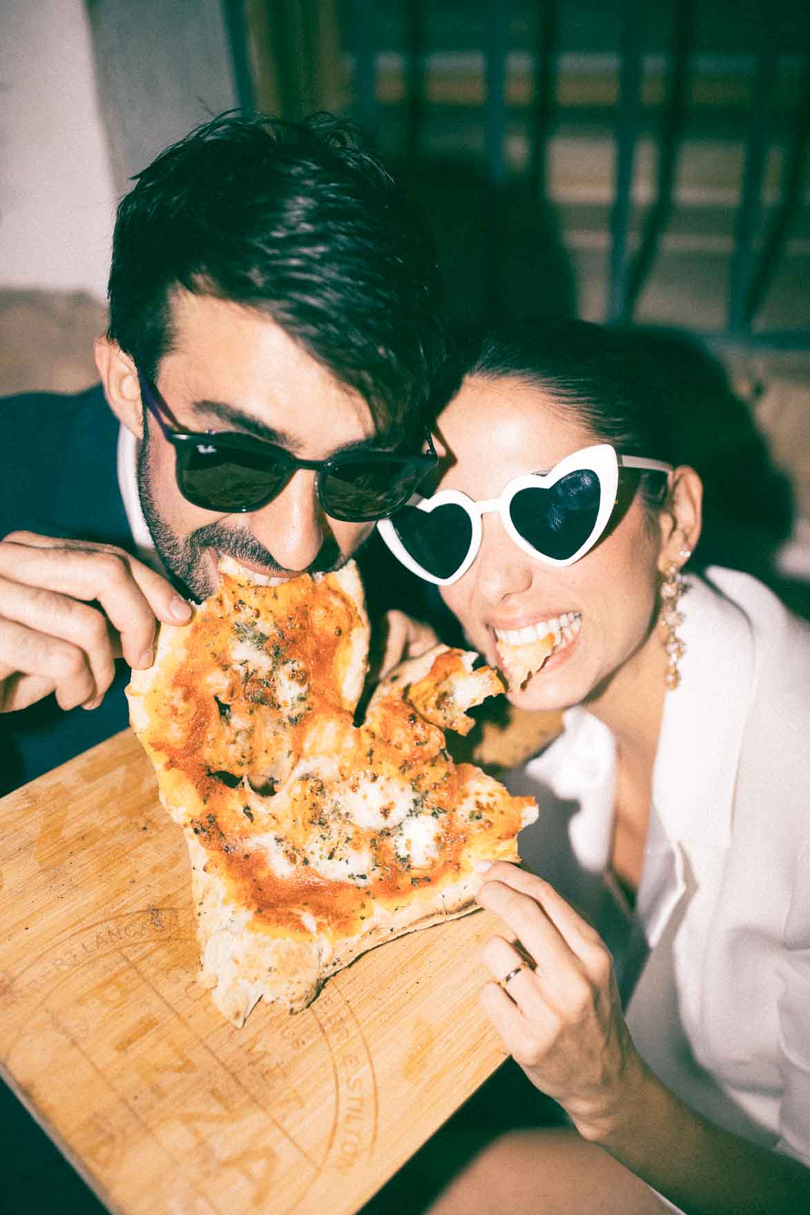 Fotos con Pizzas en Bodas