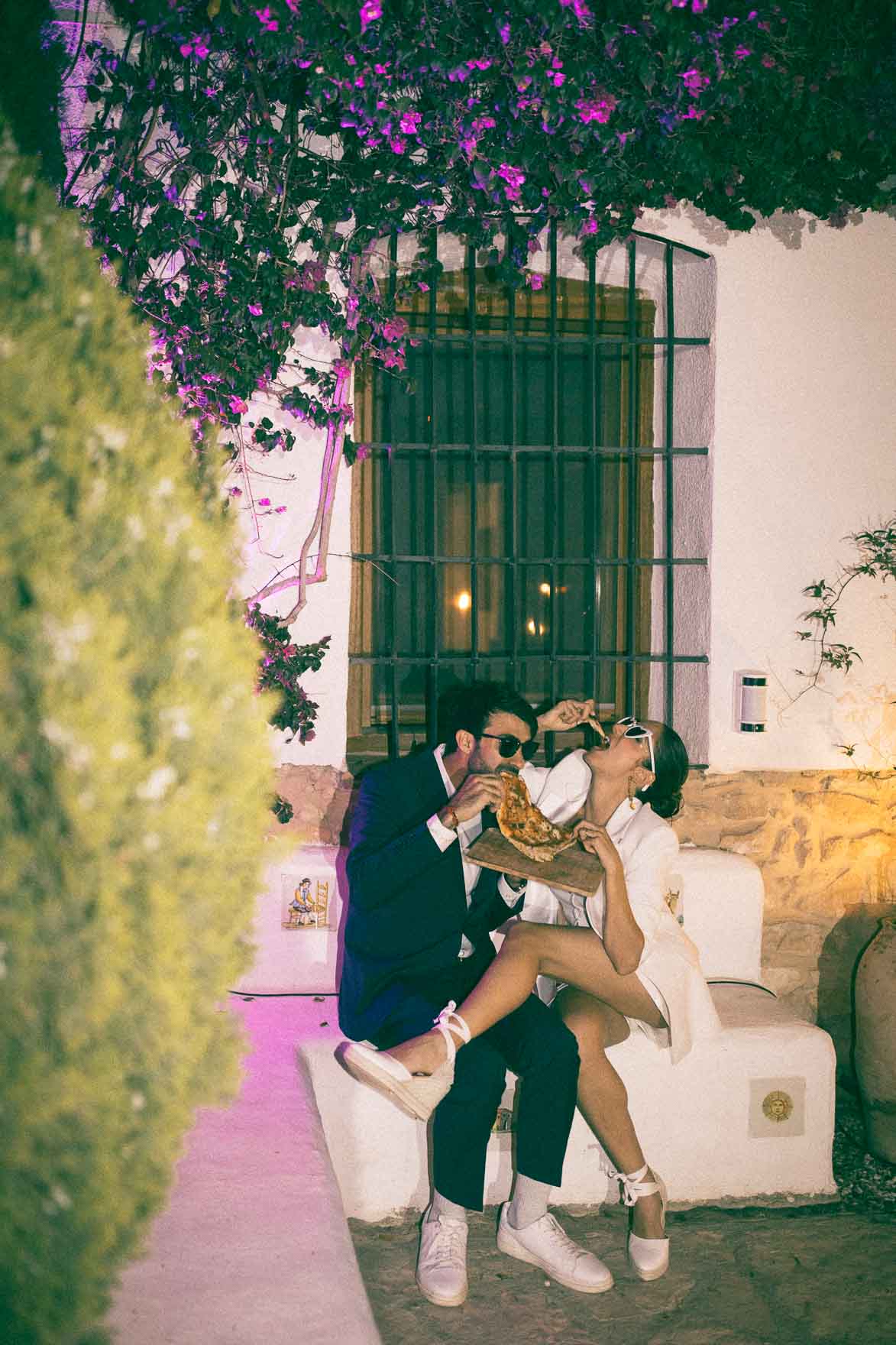 Fotos con Pizzas en Bodas