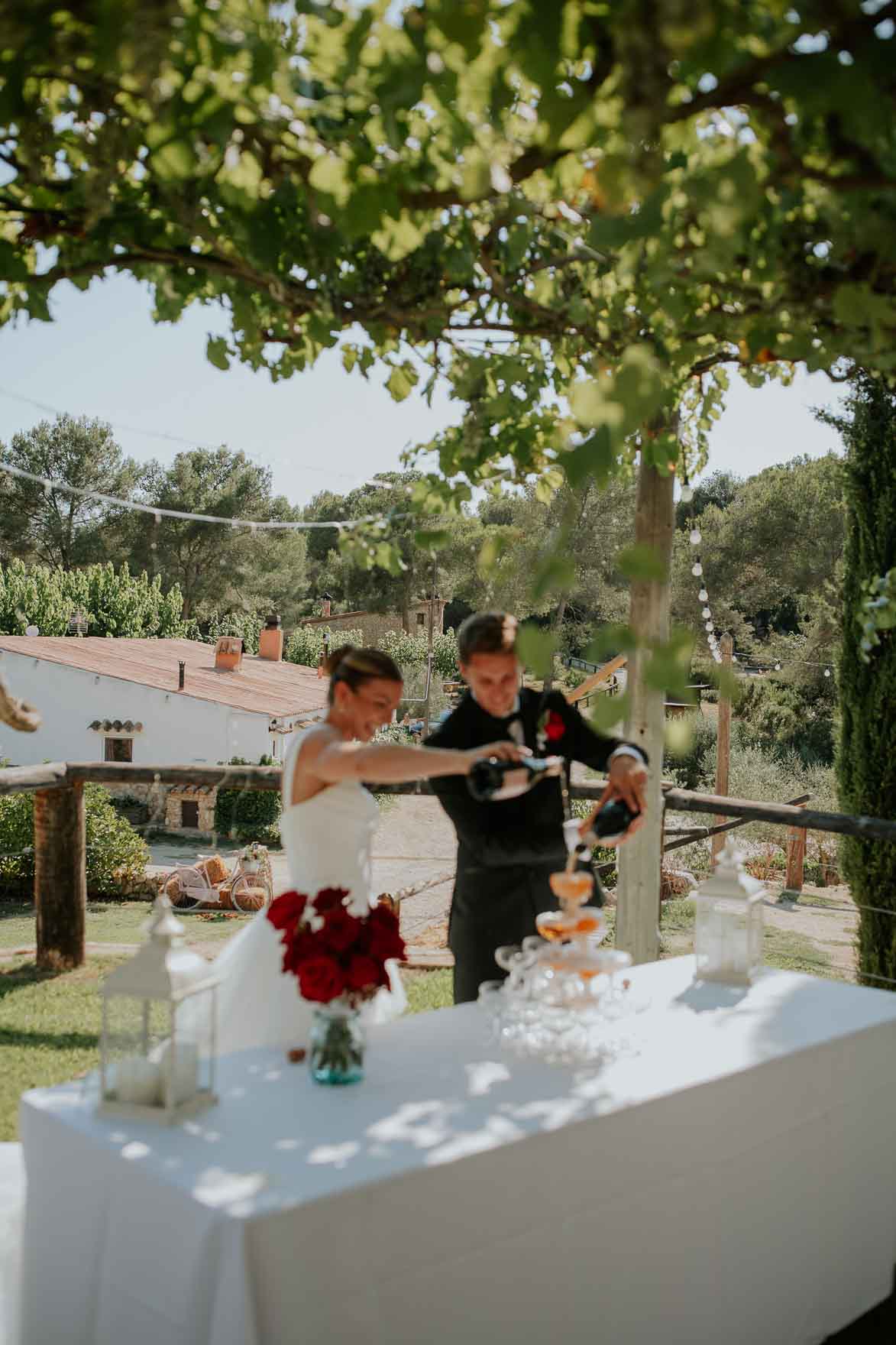 Romantic Masía Wedding Near Sitges