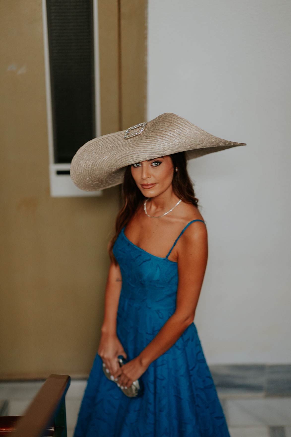 Novias con pamela inspiracion de looks para Bodas
