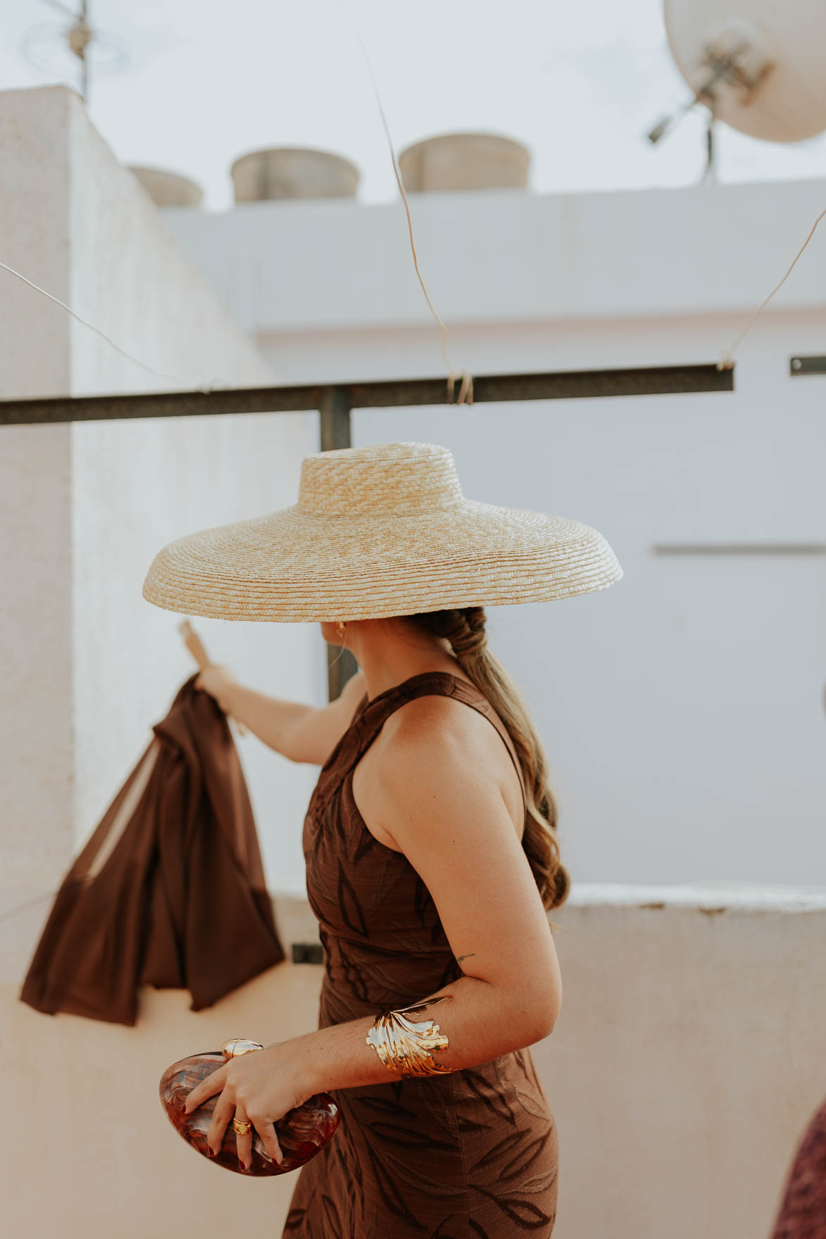 Novias con pamela inspiracion de looks para Bodas