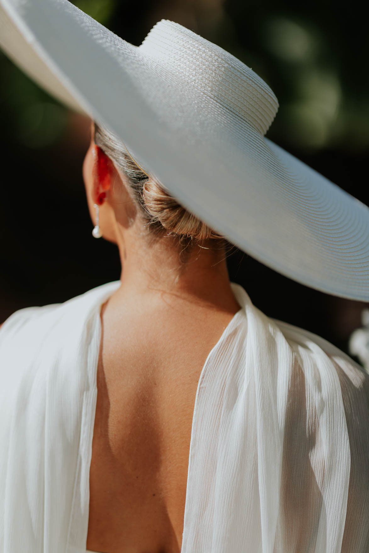 Novias con pamela inspiracion de looks para Bodas