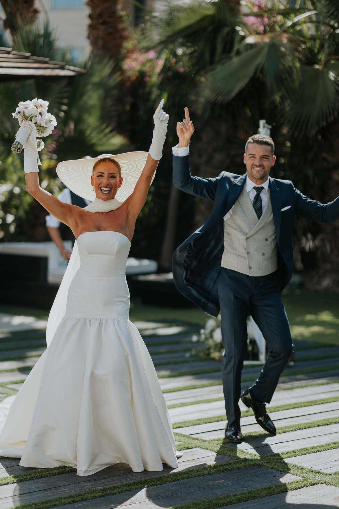 Novias con pamela inspiracion de looks para Bodas