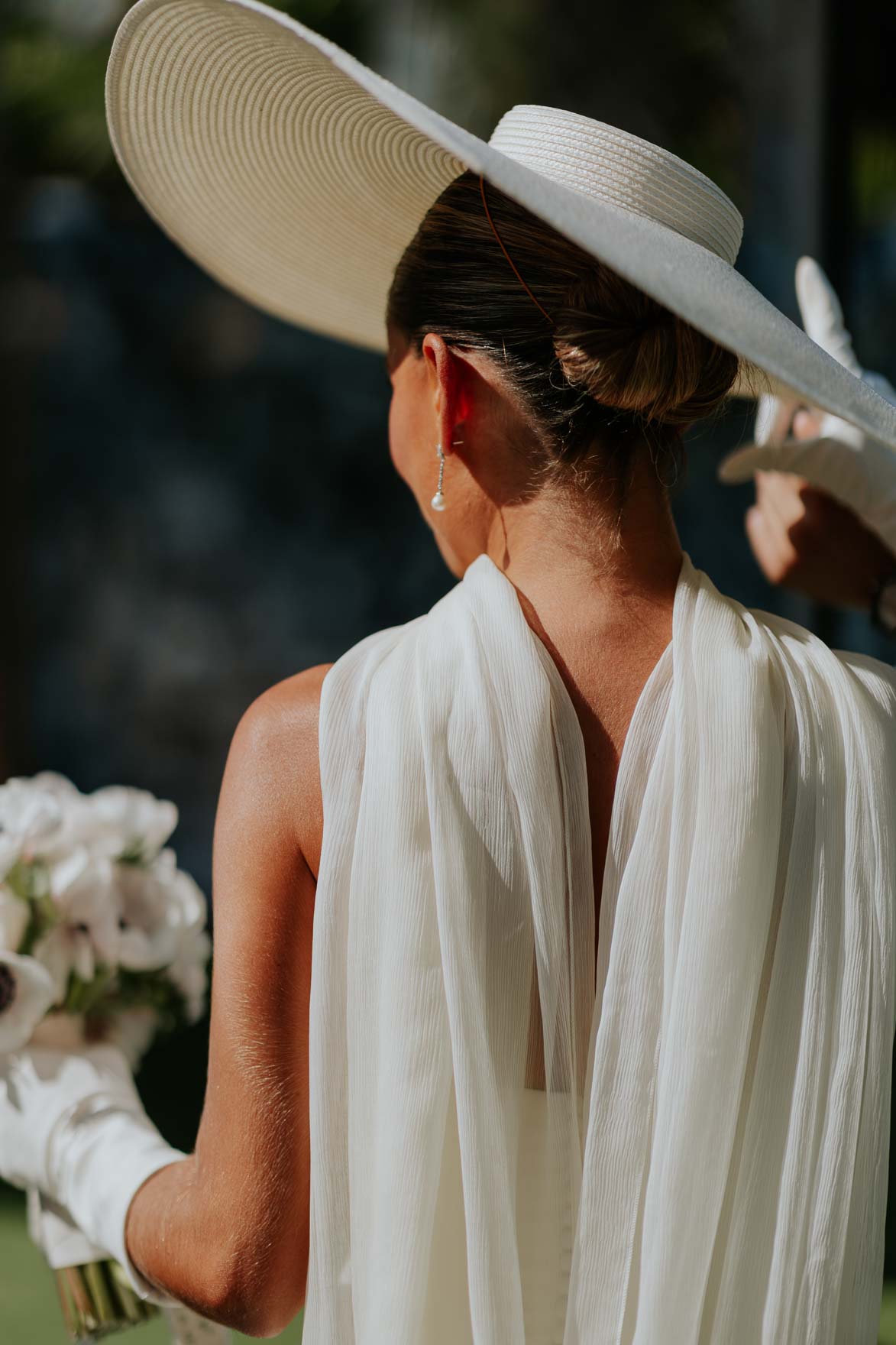 Novias con pamela inspiracion de looks para Bodas