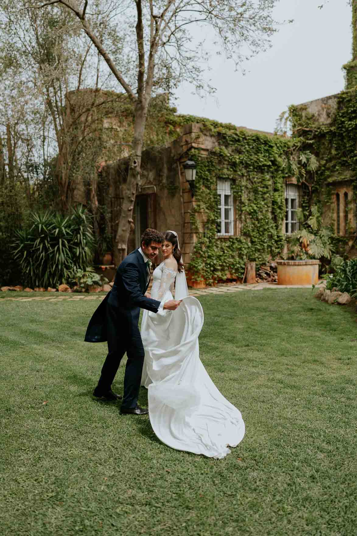 Vestido novia Silvia Navarro
