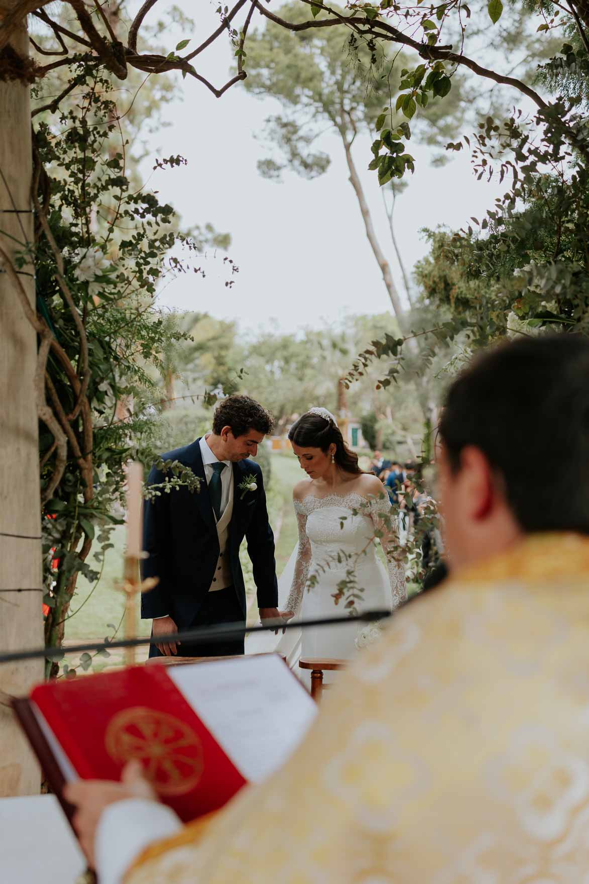 Boda religiosa en Casa Santoja