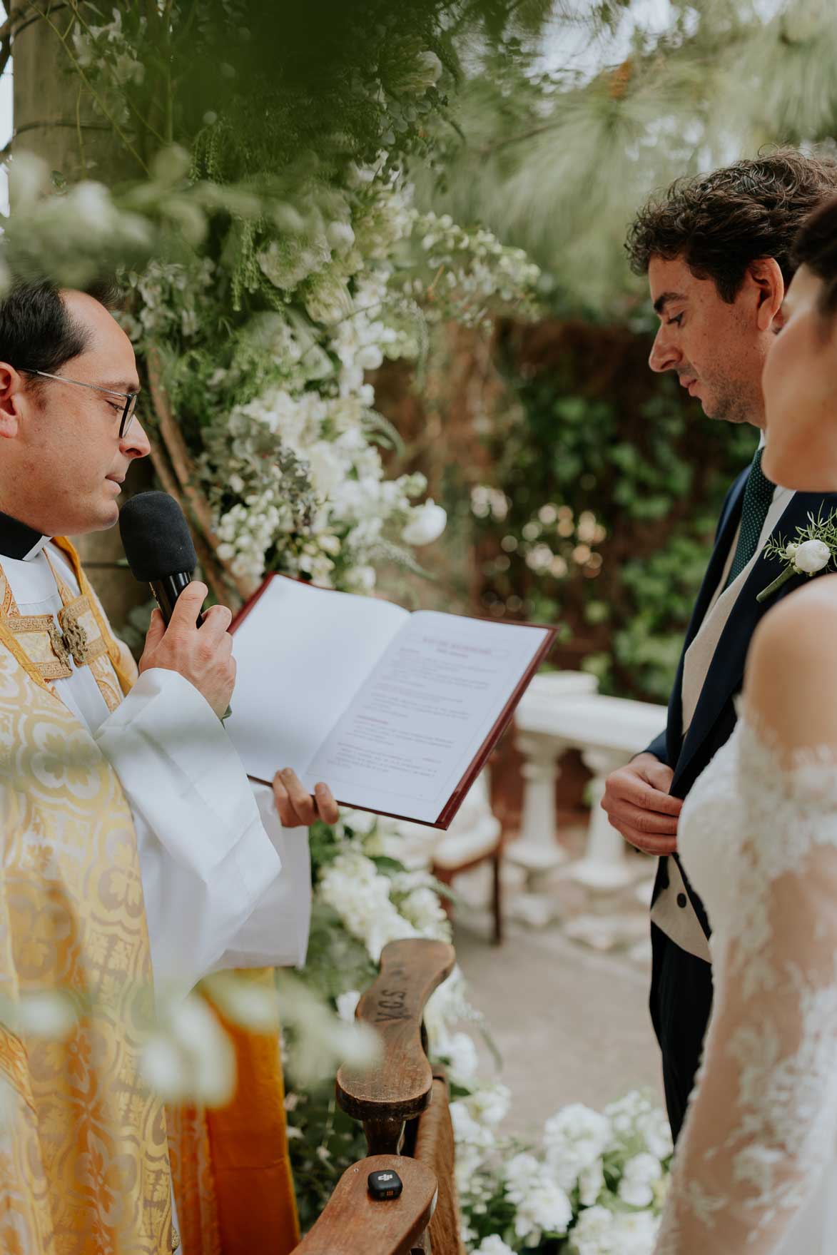 Boda religiosa en Casa Santoja