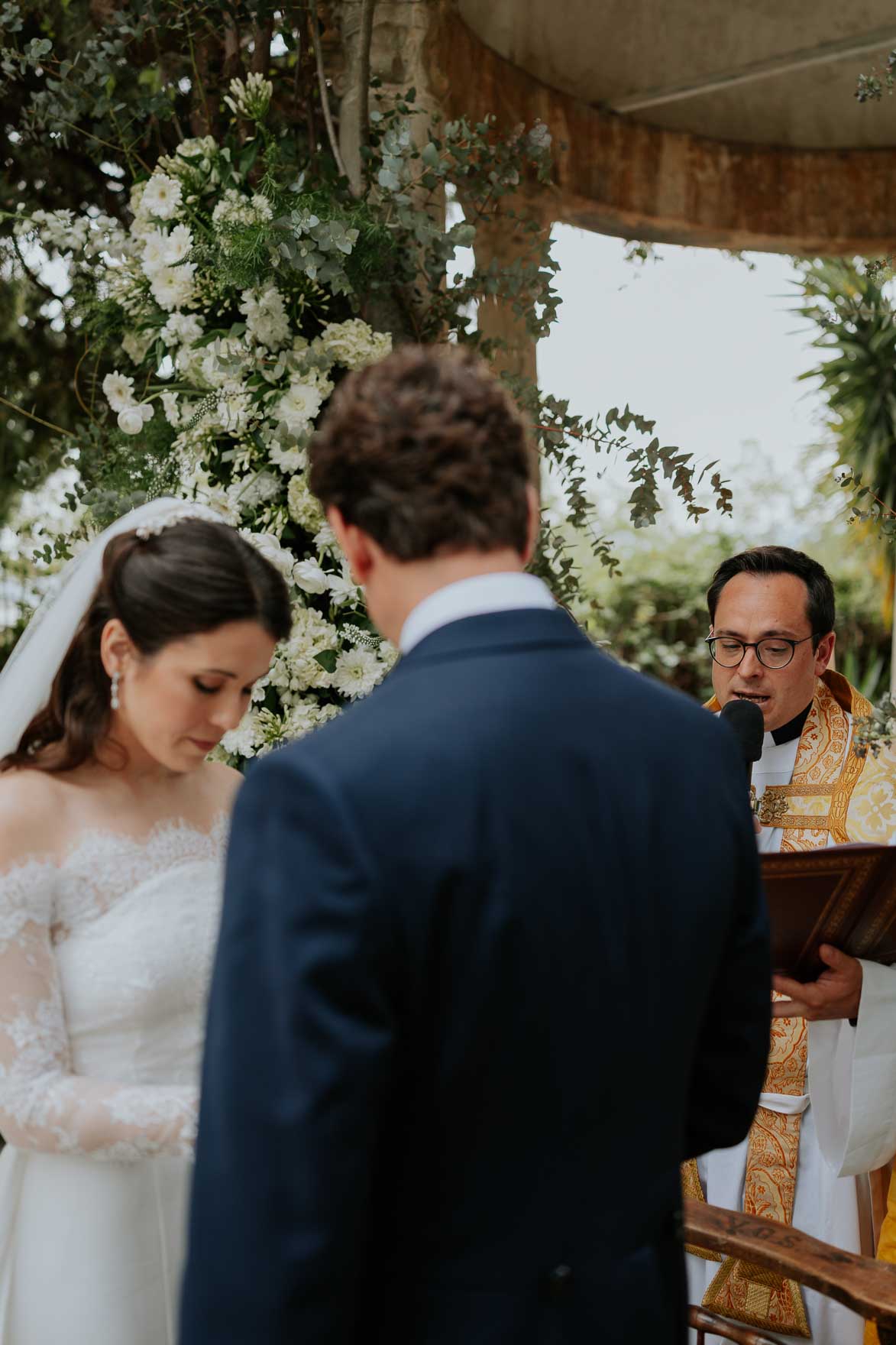 Boda religiosa en Casa Santoja