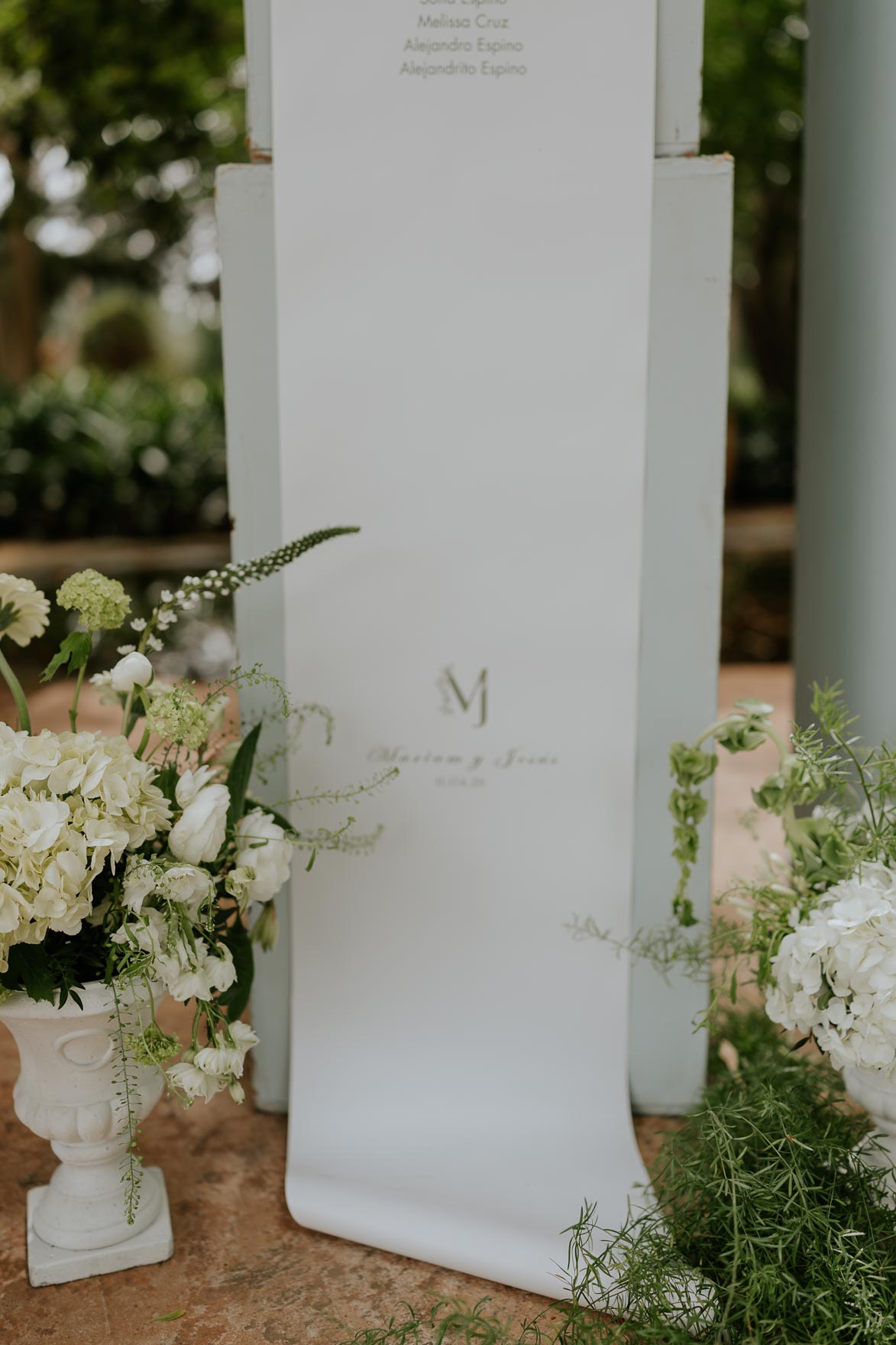 Boda religiosa en Casa Santoja